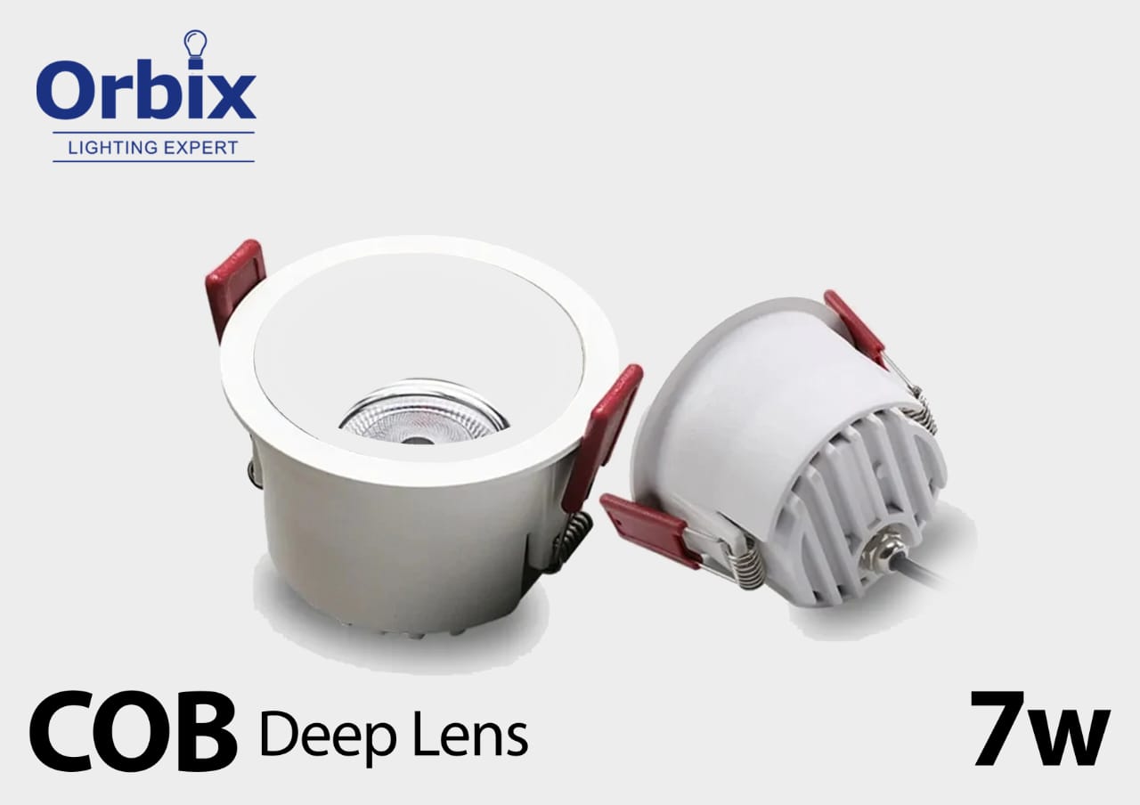 COB 7w white+white deep lens