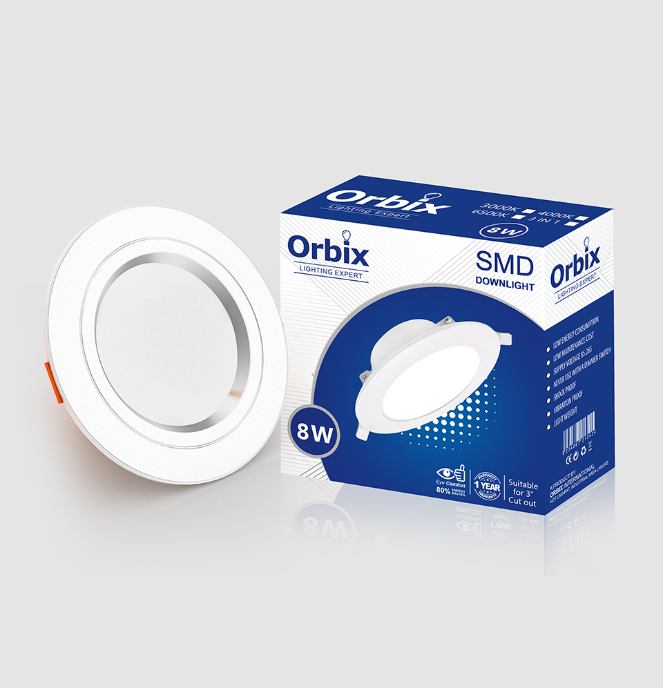 Aluminium 8W Downlight (3inch)