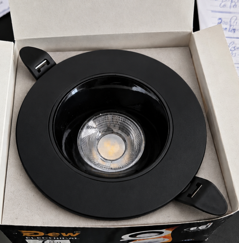 7W COB Deep black 3 to 4 inches 20Pcs (10%OFF)