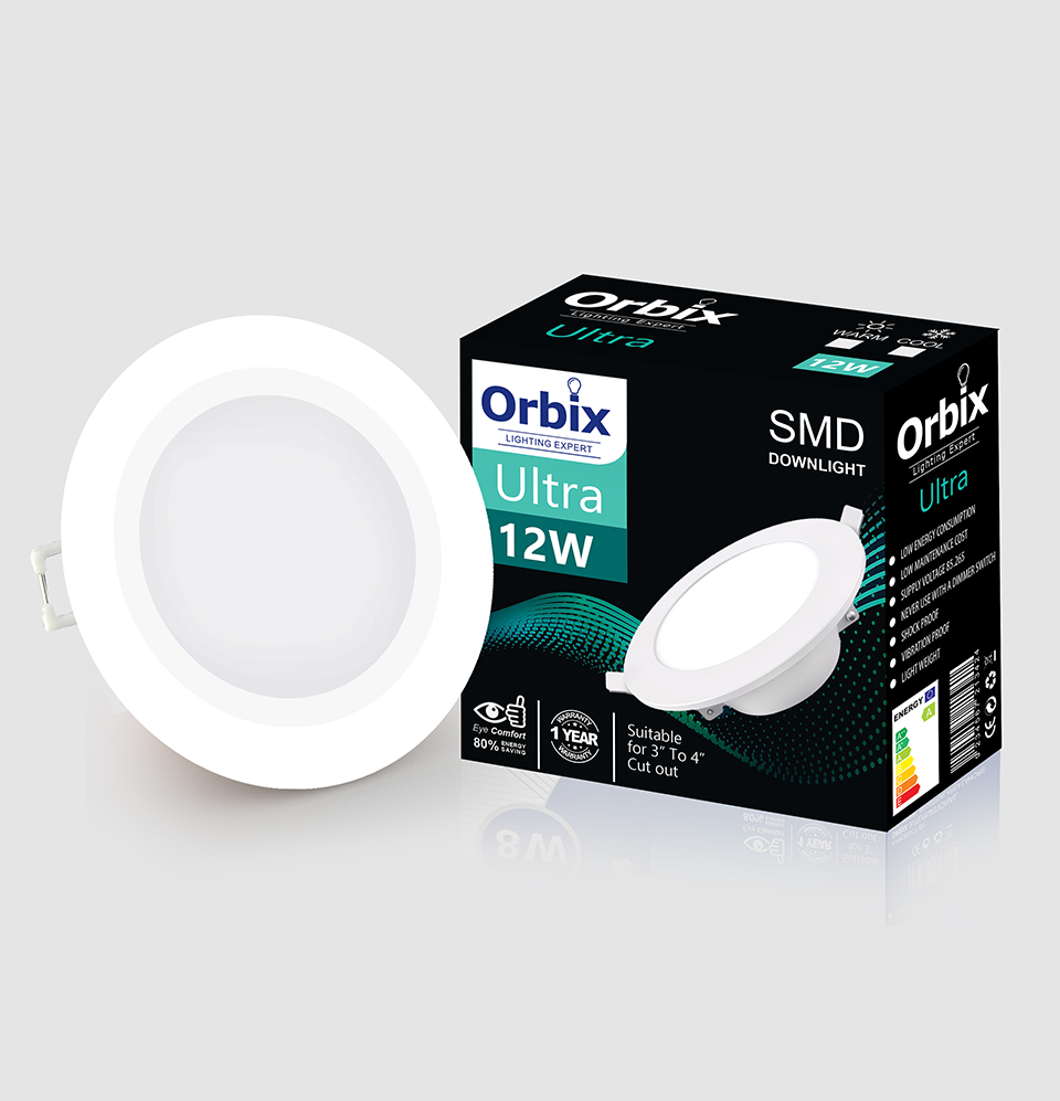 SMD Downlight 12W (3-4inch)