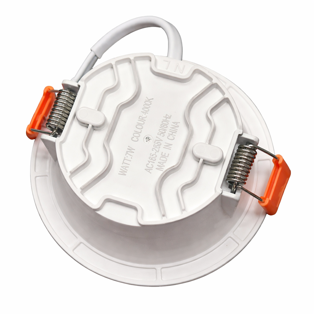 7W COB Deep Lens Downlight (Black & White Reflector, 4000K) | Pack of 30