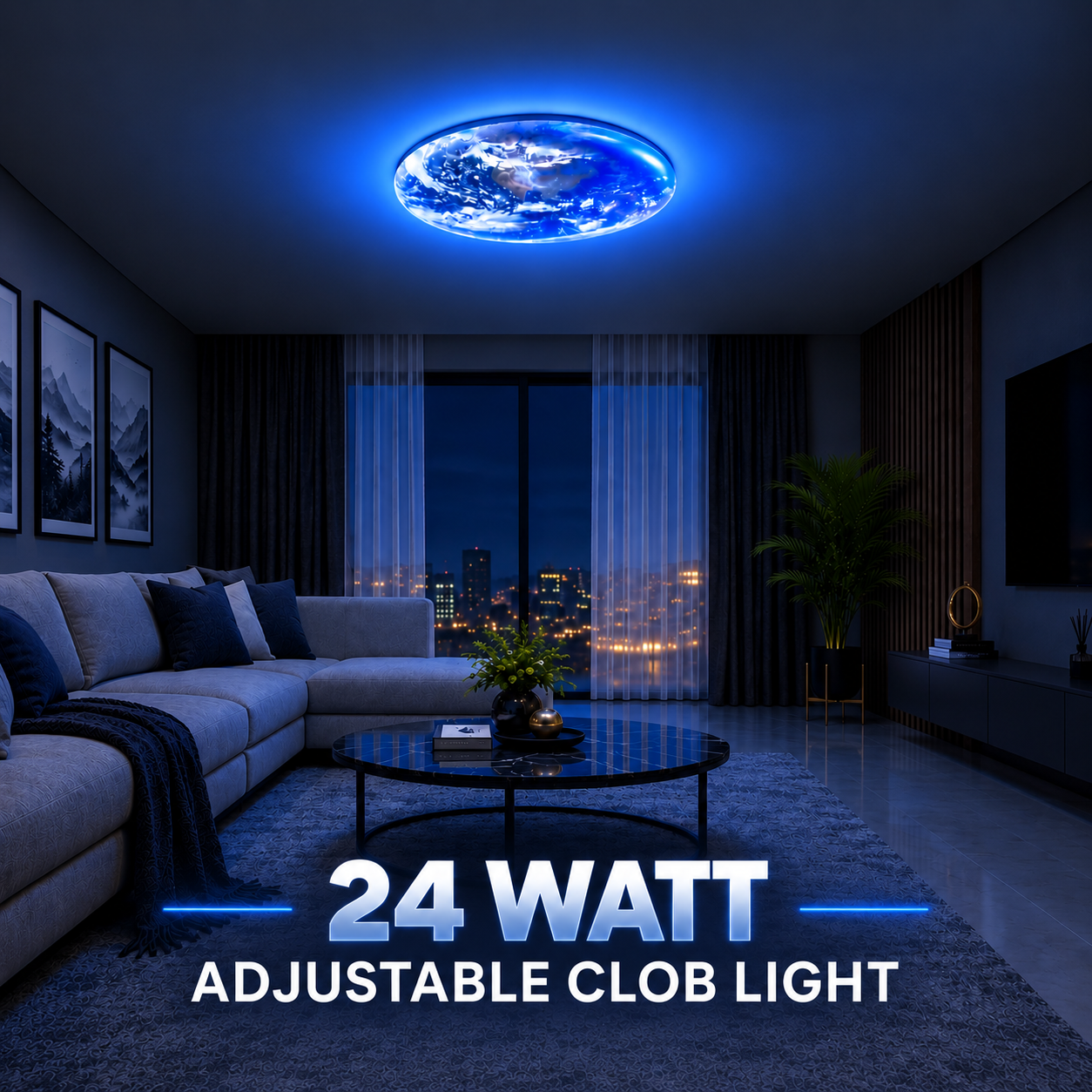 24W GLOBE light adjustable (3to5inch)
