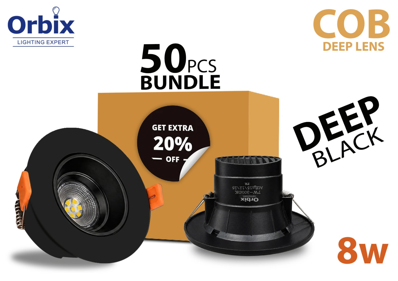 COB Deep Black with Deep Lens